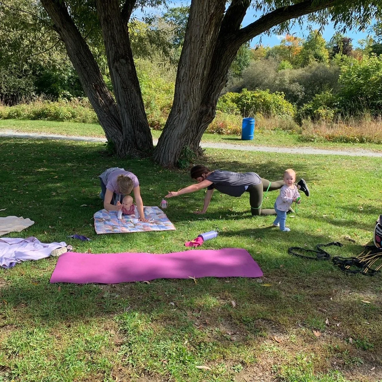 North Hatley Mama Baby Fit Outdoor Class