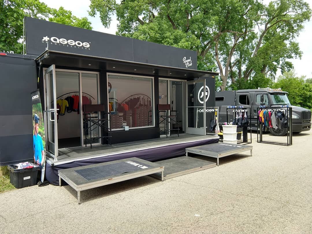 Store is up and moving @assos_usa clothing. Come by, look at all the clothing they have. Everything is for sale!
#today #popup #assosspeedclub