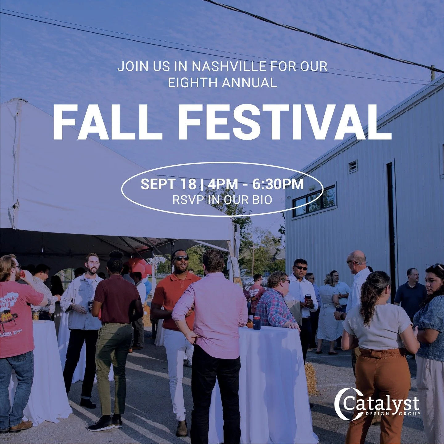 Join us for our eighth annual Fall Festival at our Nashville office on September 18, 4:00-6:30 pm. We can't wait to see you!🍗🔥

Please RSVP using the link in our bio.