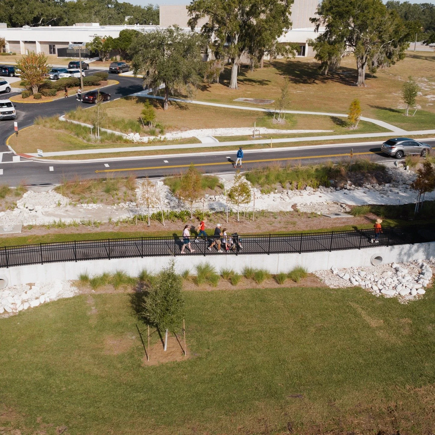 LAKE ELBERT TRAIL | The eight-foot-wide, 2.4-mile Lake Elbert Trail now encircles Lake Elbert and provides Winter Haven residents, students, and the community safe, scenic access to the lake, Polk State College, a public boat ramp, and more. Catalyst