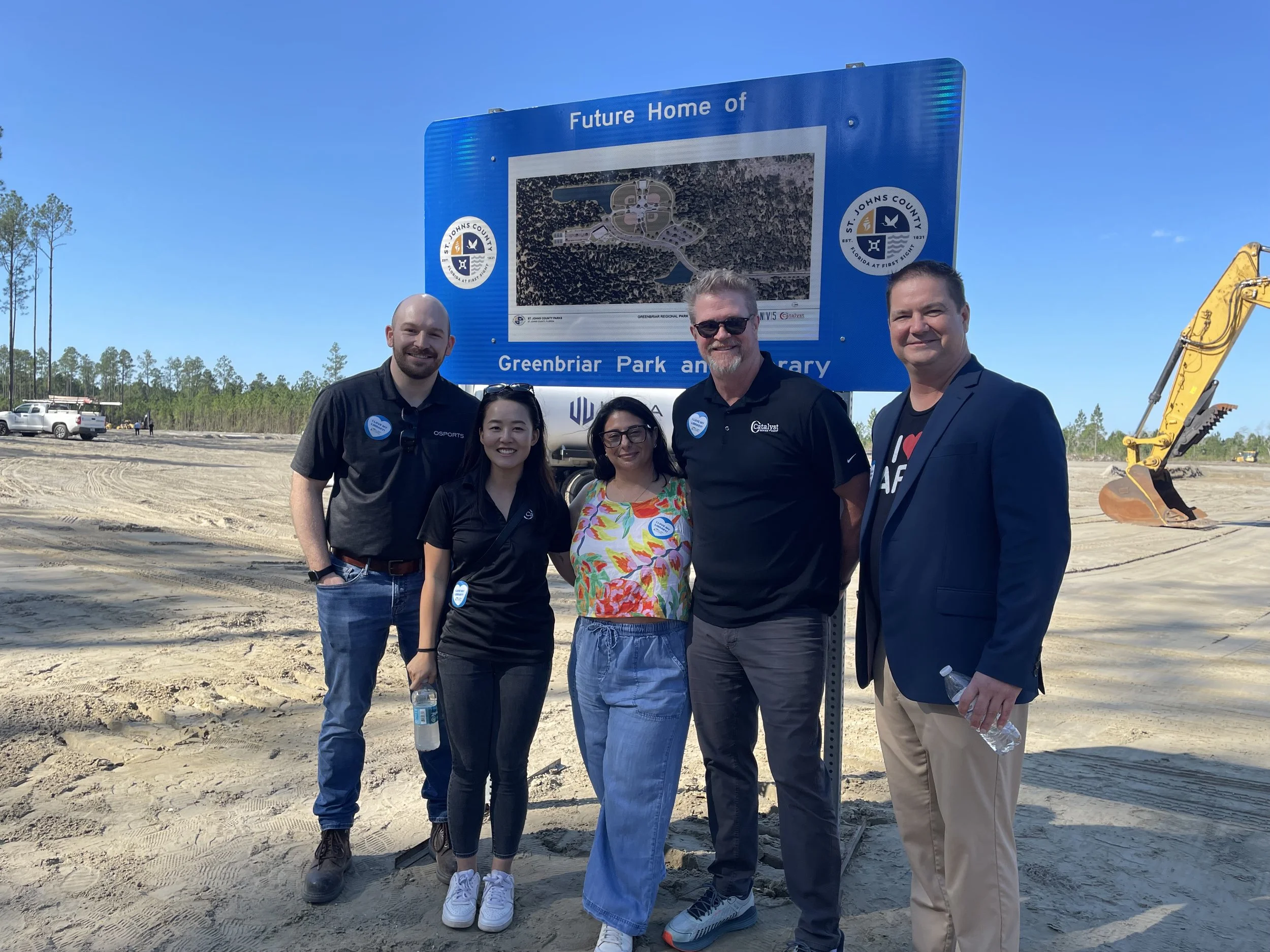 Greenbriar Park and Library Groundbreaking Ceremony
