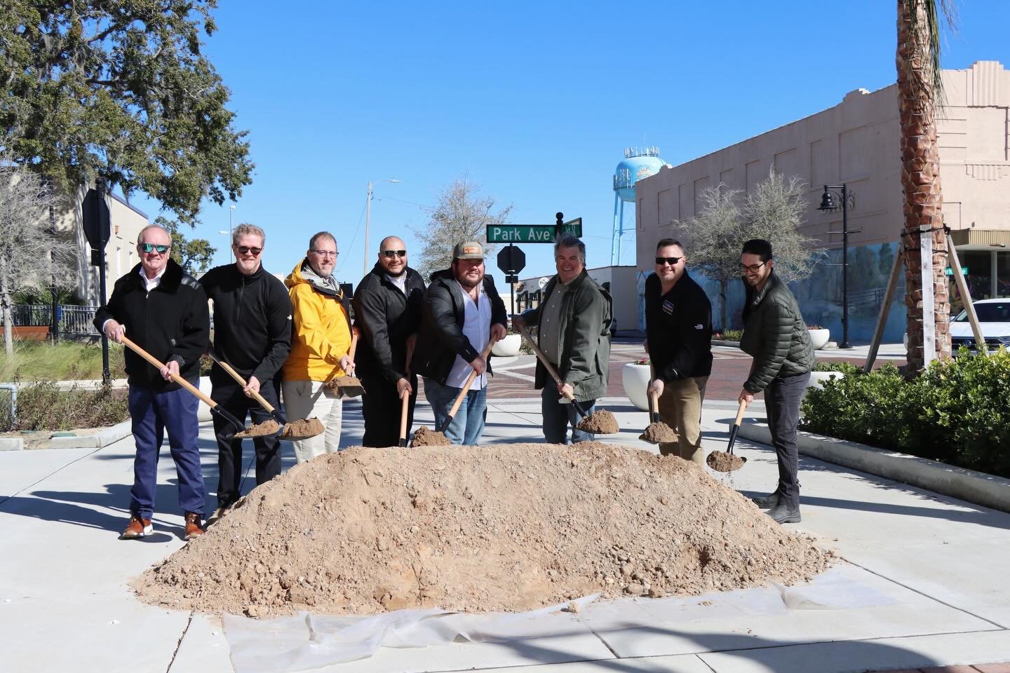 Breaking ground on big things in Lake Wales! 🌱🪏🚴🏽 Catalyst is proud to help bring the 1st Street Streetscape and Cycle Track to life&mdash;part of the Lake Wales Connected vision to create safer, greener, more walkable streets. From wider sidewal