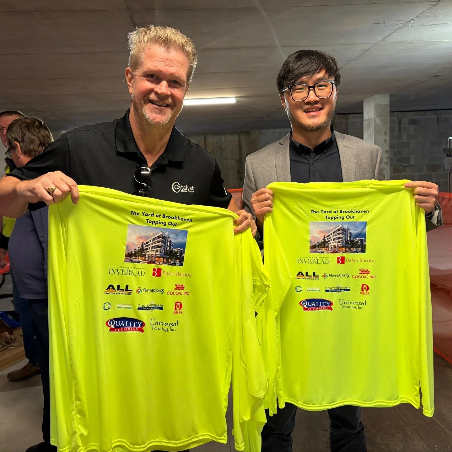 Catalyst recently attended The Yard at Brookhaven&rsquo;s Topping Out Celebration! Our team worked with @baker_barrios providing planning and landscape architecture for the mixed-use project.

The Yard at Brookhaven includes a seven-story building wi