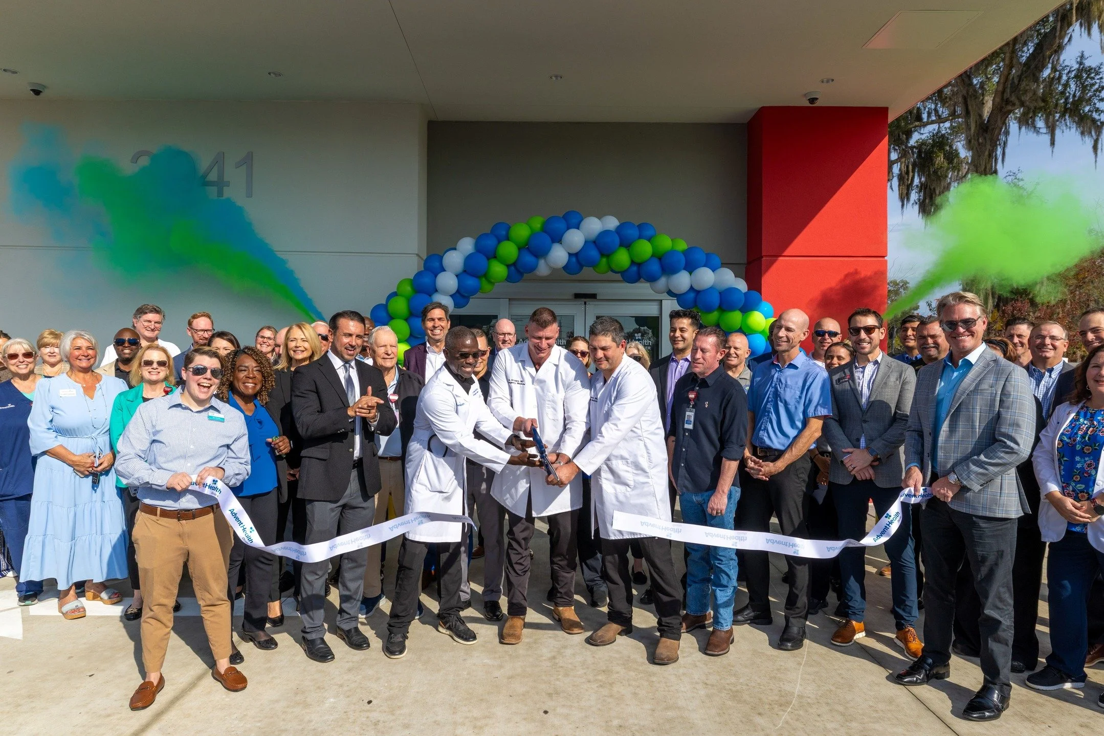 Our team recently celebrated the ribbon-cutting of the AdventHealth Heathbrook ER in Ocala, FL! Catalyst provided civil engineering services for this new offsite emergency department (OSED), designed to serve the Heathbrook community. The 13,600-SF f