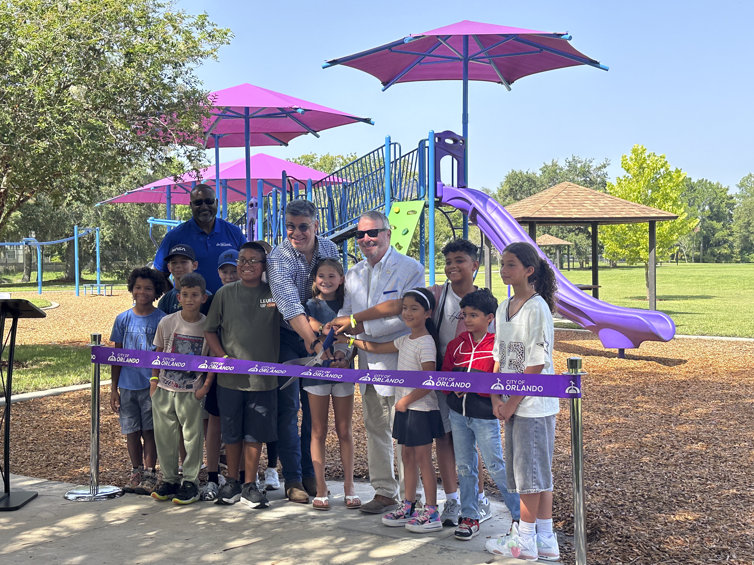 Orlando Reopens Renovated LeRoy Hoequist Park Playground