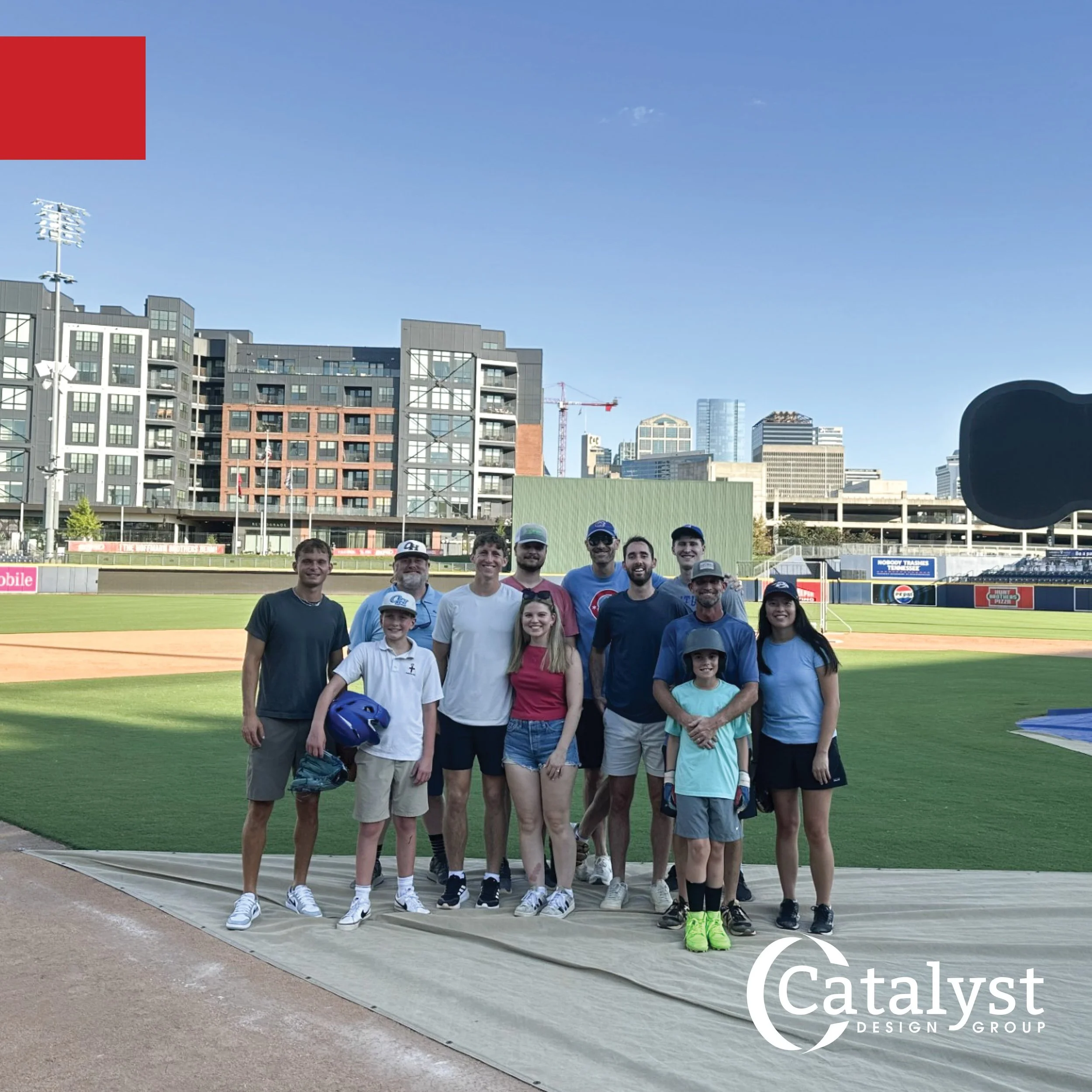 Catalyst, Lately 📸 

From project openings and ribbon cuttings to soccer matches and batting practice, it&rsquo;s been a fun and busy season!

⚾ Nashville team members, family, and friends enjoyed taking a swing at the Sounds batting practice

🎉 Th