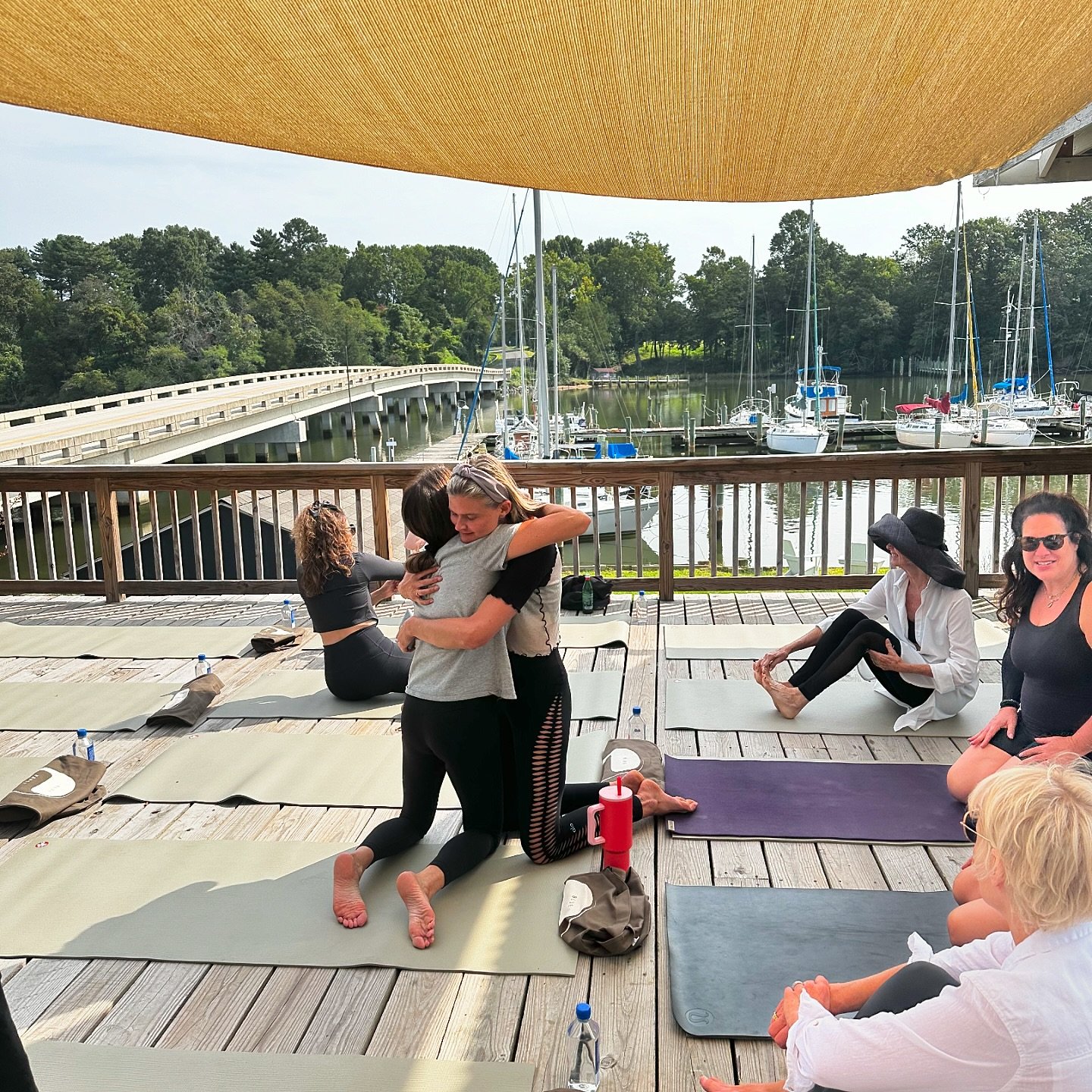 MINI DAY RETREAT // OCTOBER 27 

The ultimate Sunday Funday @the.slips : 

Yoga, Pilates with a little gyro action, gourmet catered lunch, a day at the docks, a chartered river cruise&hellip; 🛥️ 

🧘🏾 @parhambrahma 
🤸🏼&zwj;♂️ @blue____honey 
🌀 @