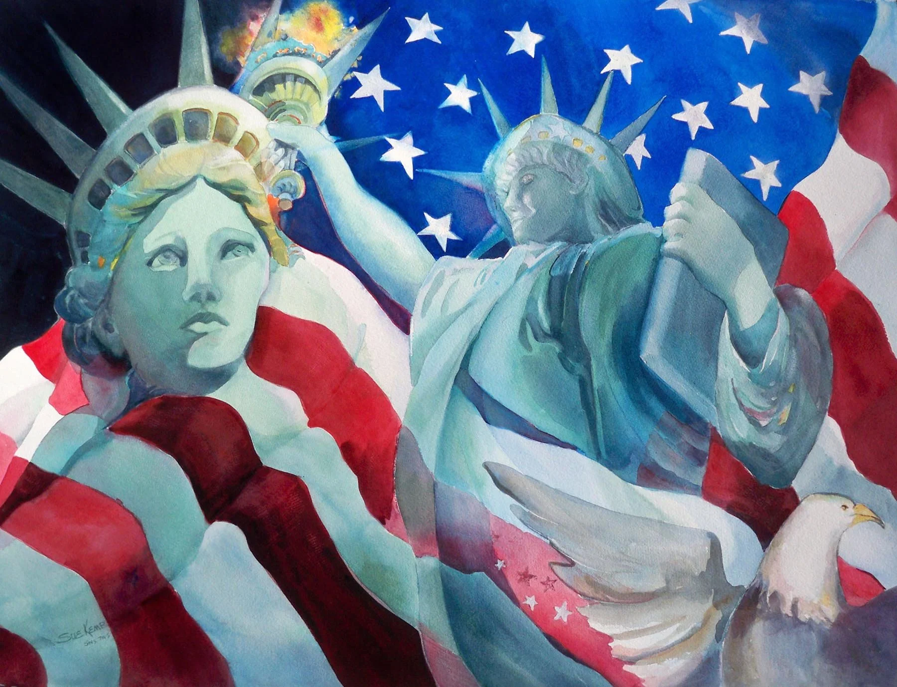 Sue Kemp, Lady Liberty