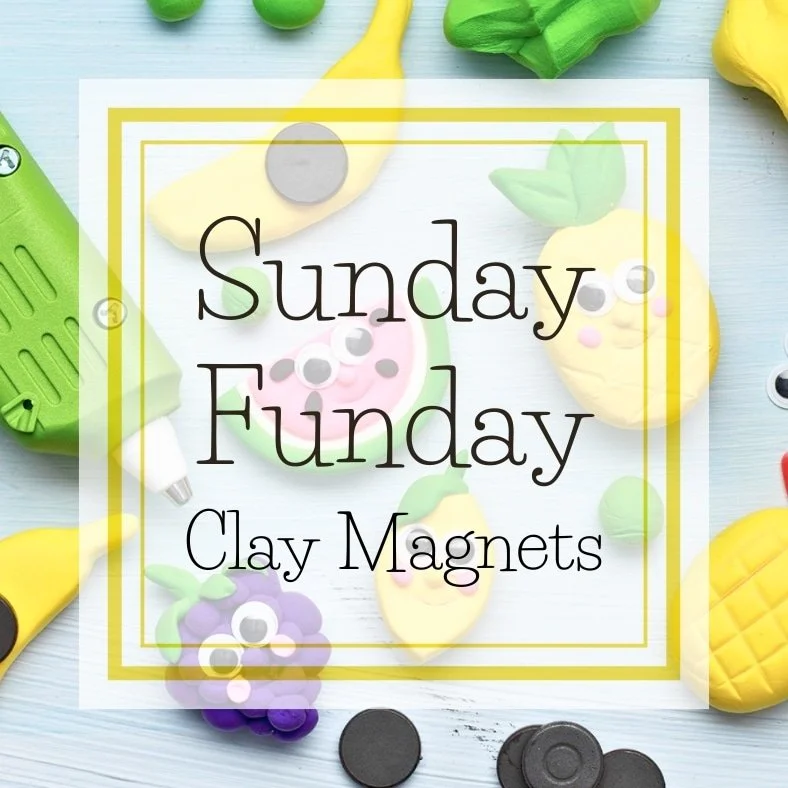 Sunday Funday: Foam Clay Magnets