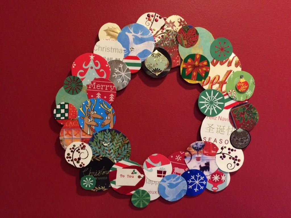Sunday Funday: Recycled Holiday Cards