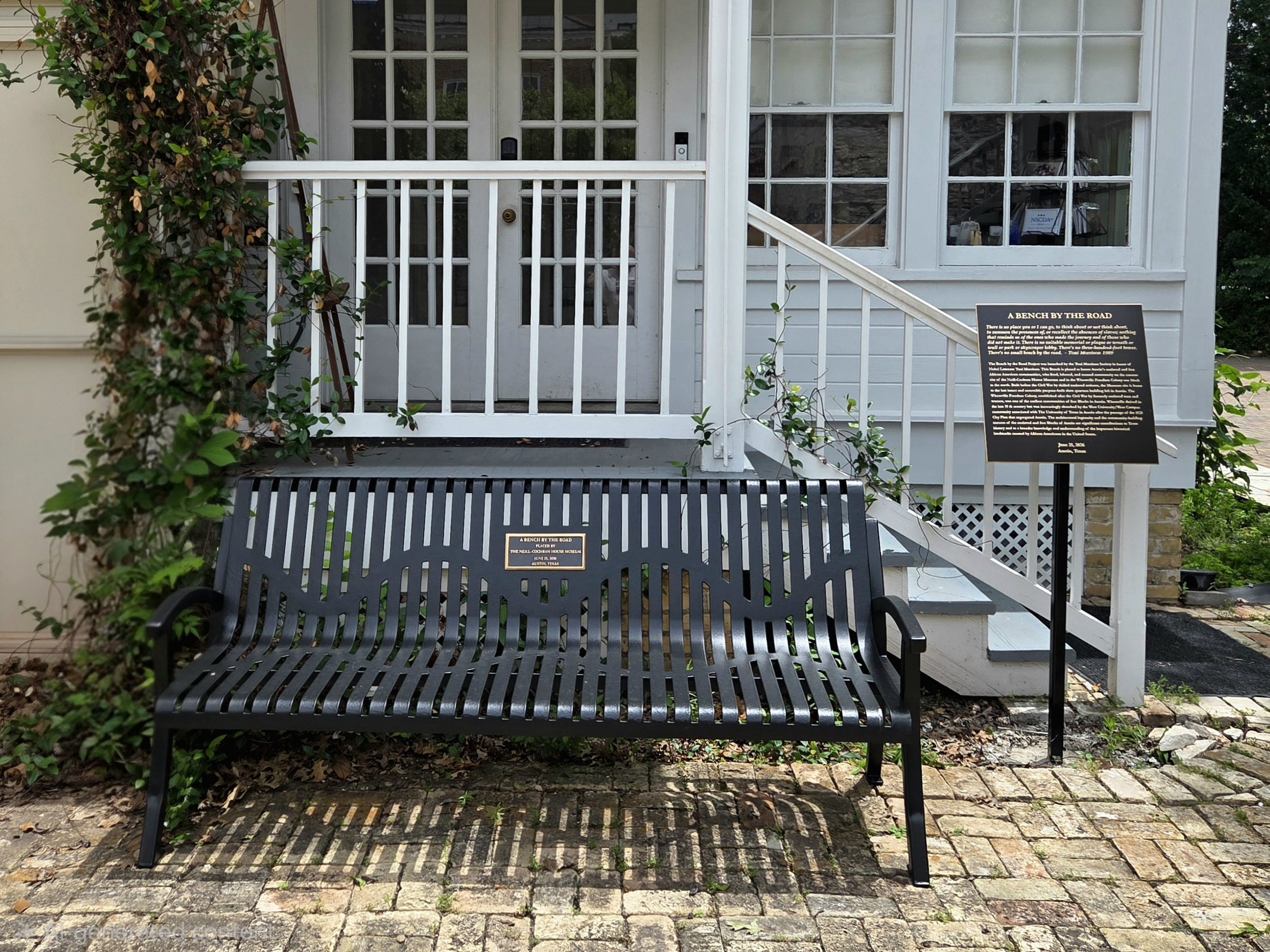 Toni Morrison Bench by the Road — Neill-Cochran House Museum