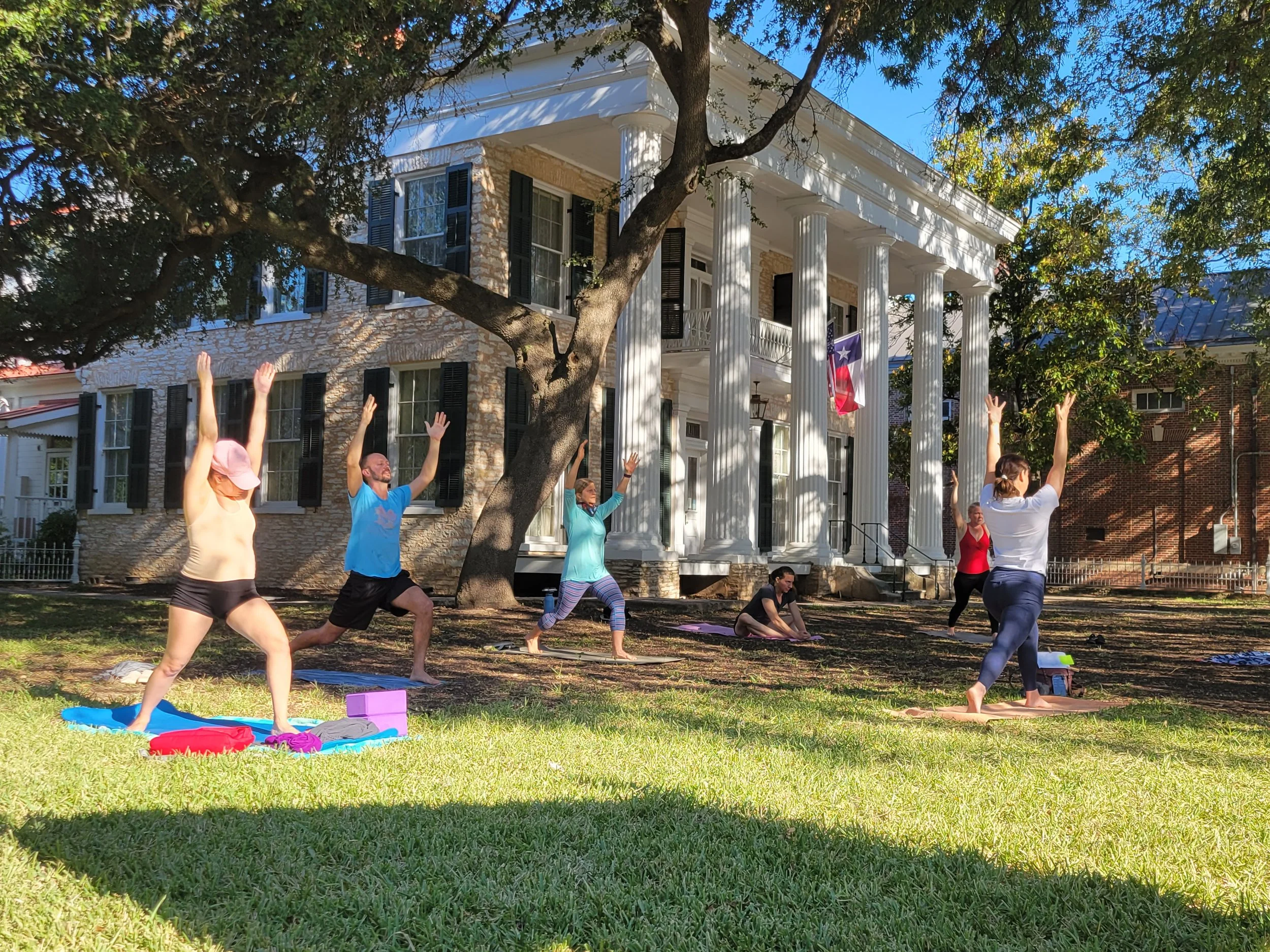 Yoga on the Lawn