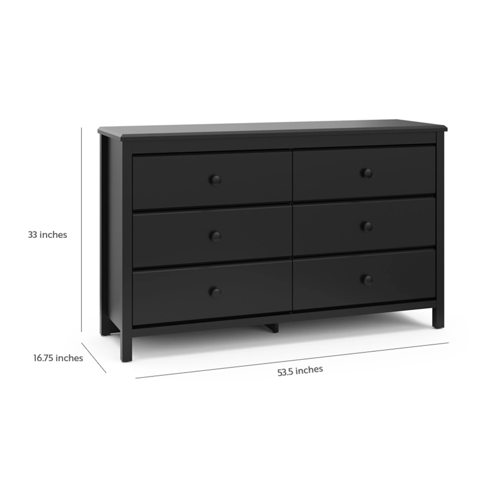 storkcraft roland 6 drawer dresser