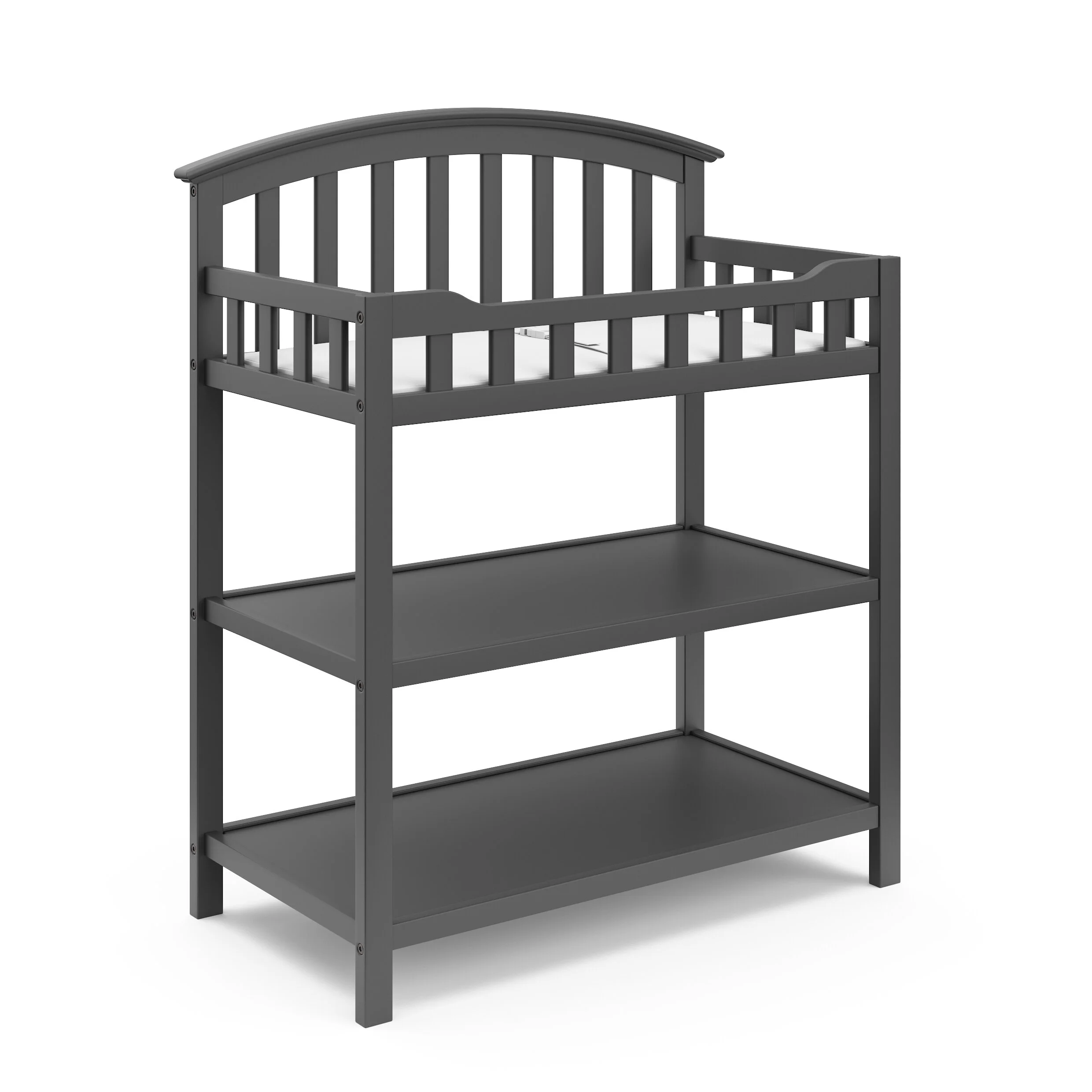 pebble gray changing table