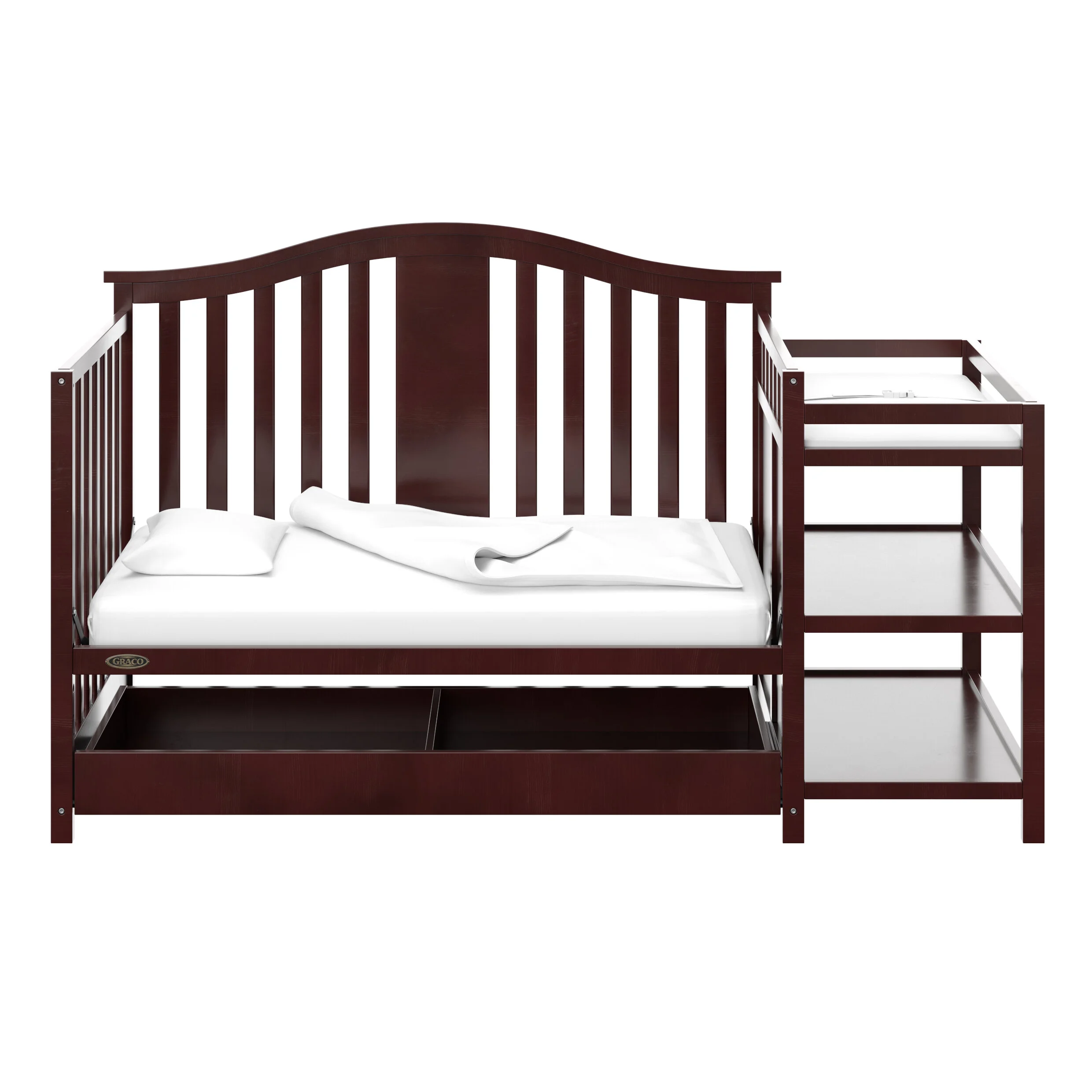 Graco Solano 4in1 Convertible Crib and Changer with Drawer — Storkcraft