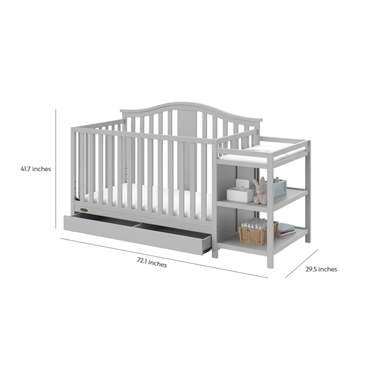 graco crib and changing table