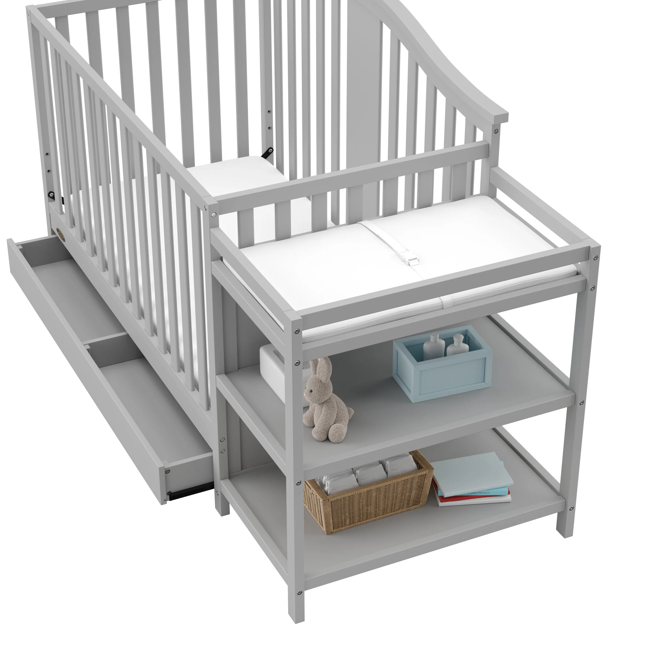 Graco Solano 4in1 Convertible Crib and Changer with Drawer — Storkcraft