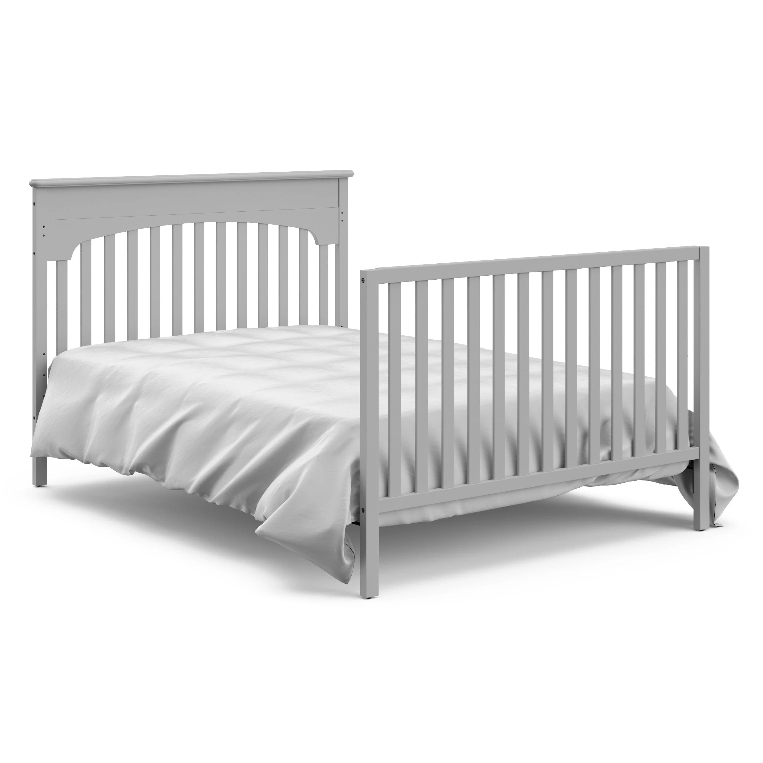 pebble gray crib