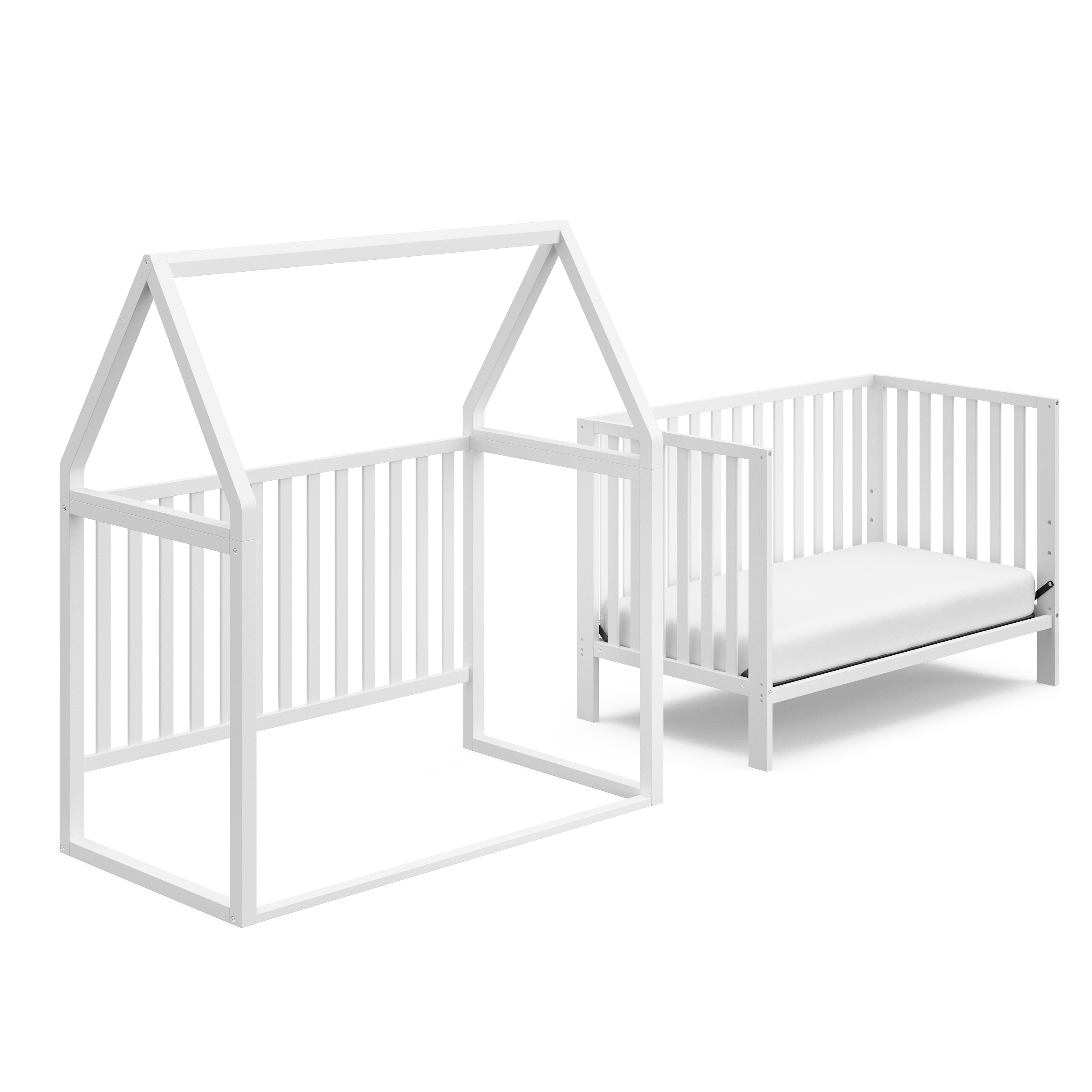 Storkcraft Orchard 5-in-1 Convertible Canopy Crib — Storkcraft