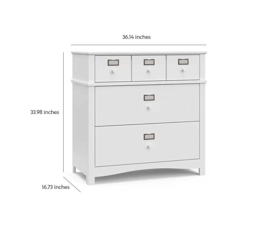 Graco Story Customizable 3 Drawer, What Is Standard Dresser Height
