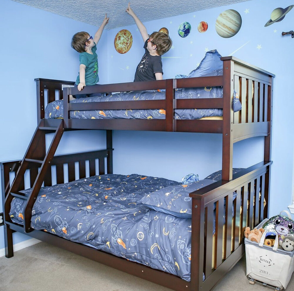 Thomasville Kids Winslow Twin Over Full, Twin Over Toddler Bunk Bed