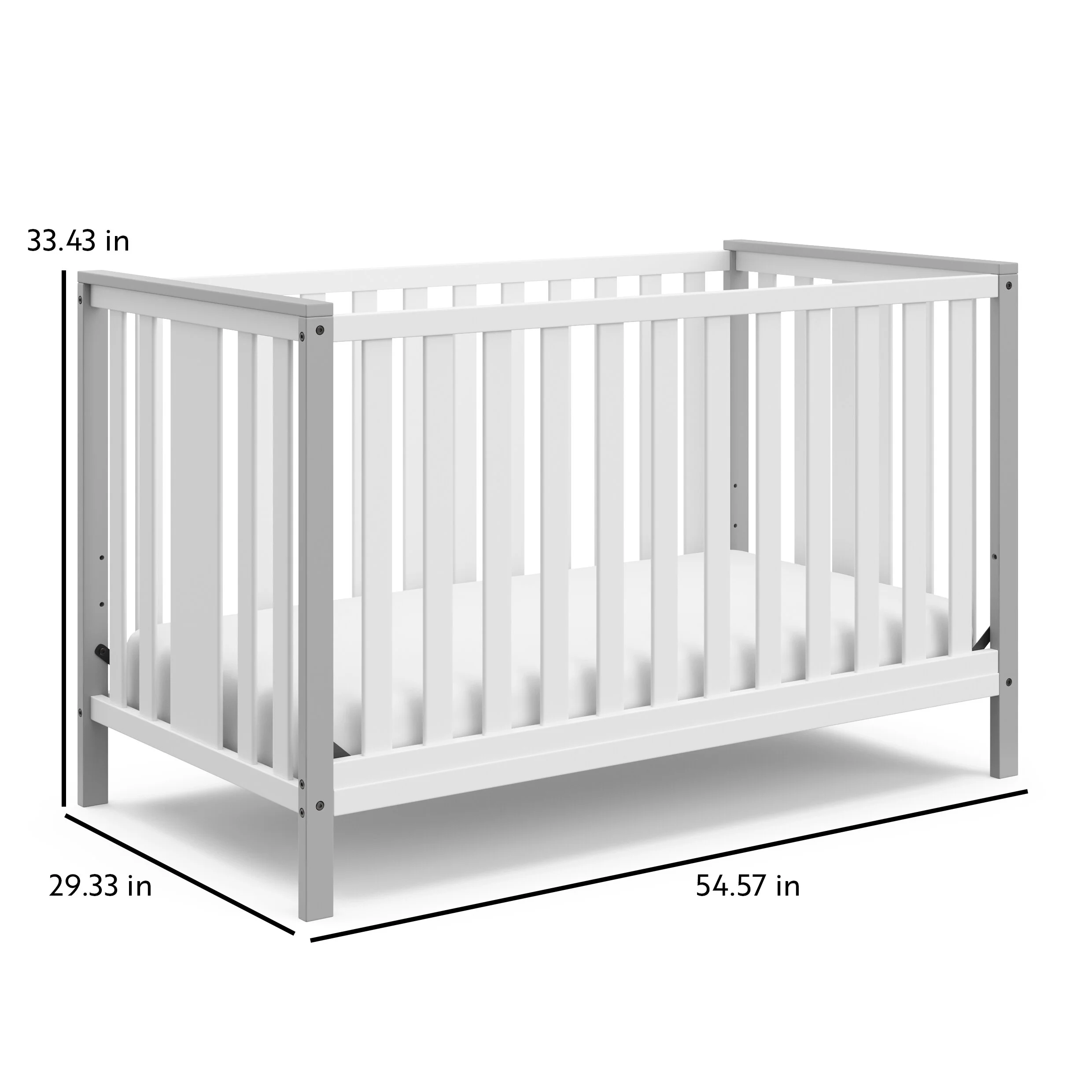 standard crib size
