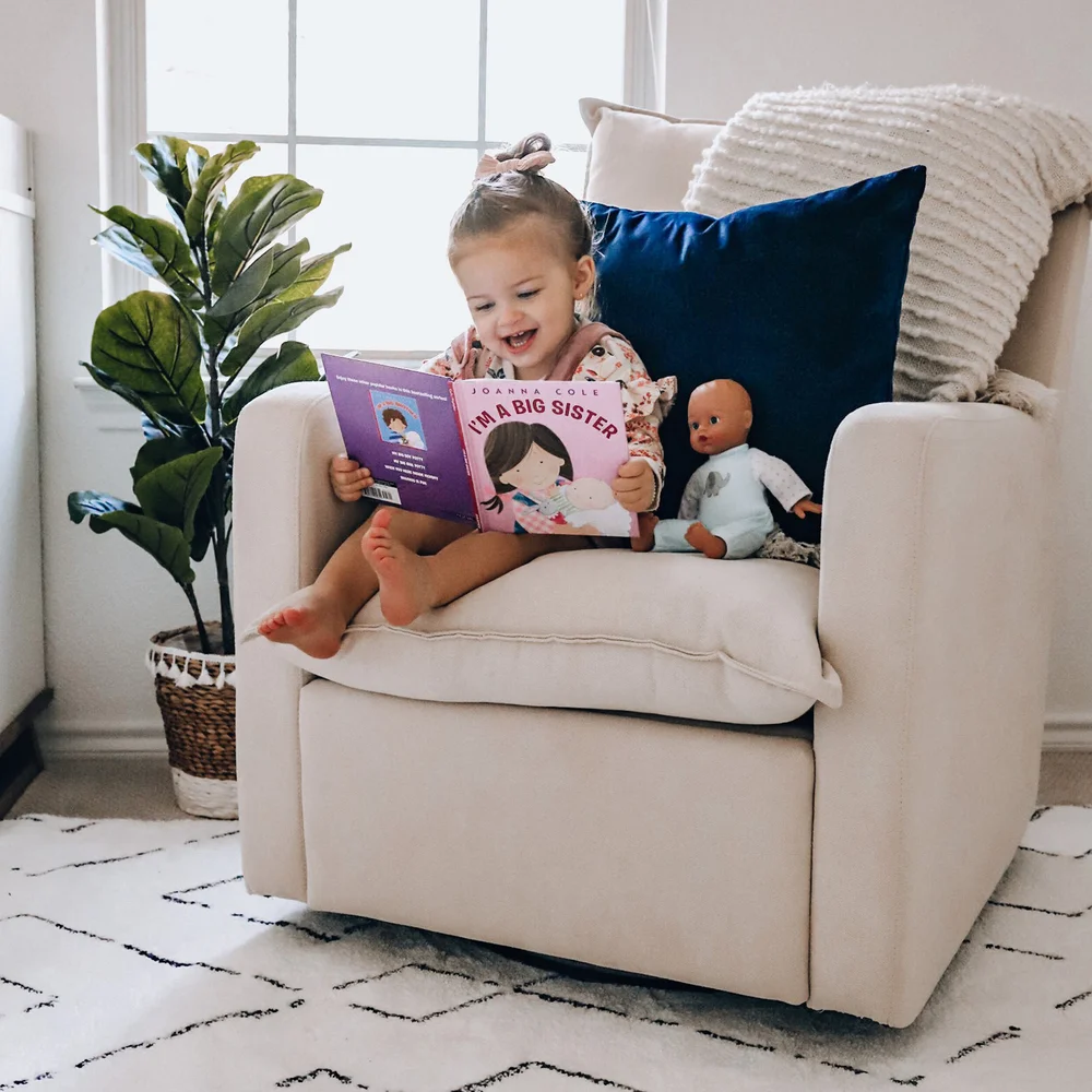 Storkcraft Timeless Reclining Glider with USB Charging Port — Storkcraft