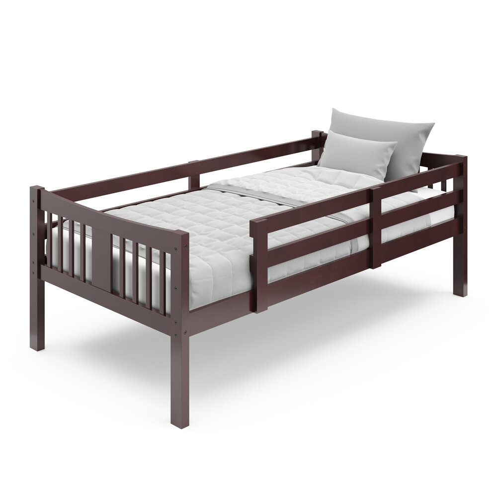 Storkcraft Caribou Twin Over, Twin Bed With Rails All Around