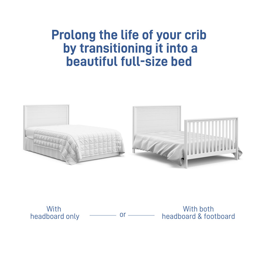 Universal Full Size Crib Conversion Kit, Bed Rails For Full Size With Headboard And Footboard