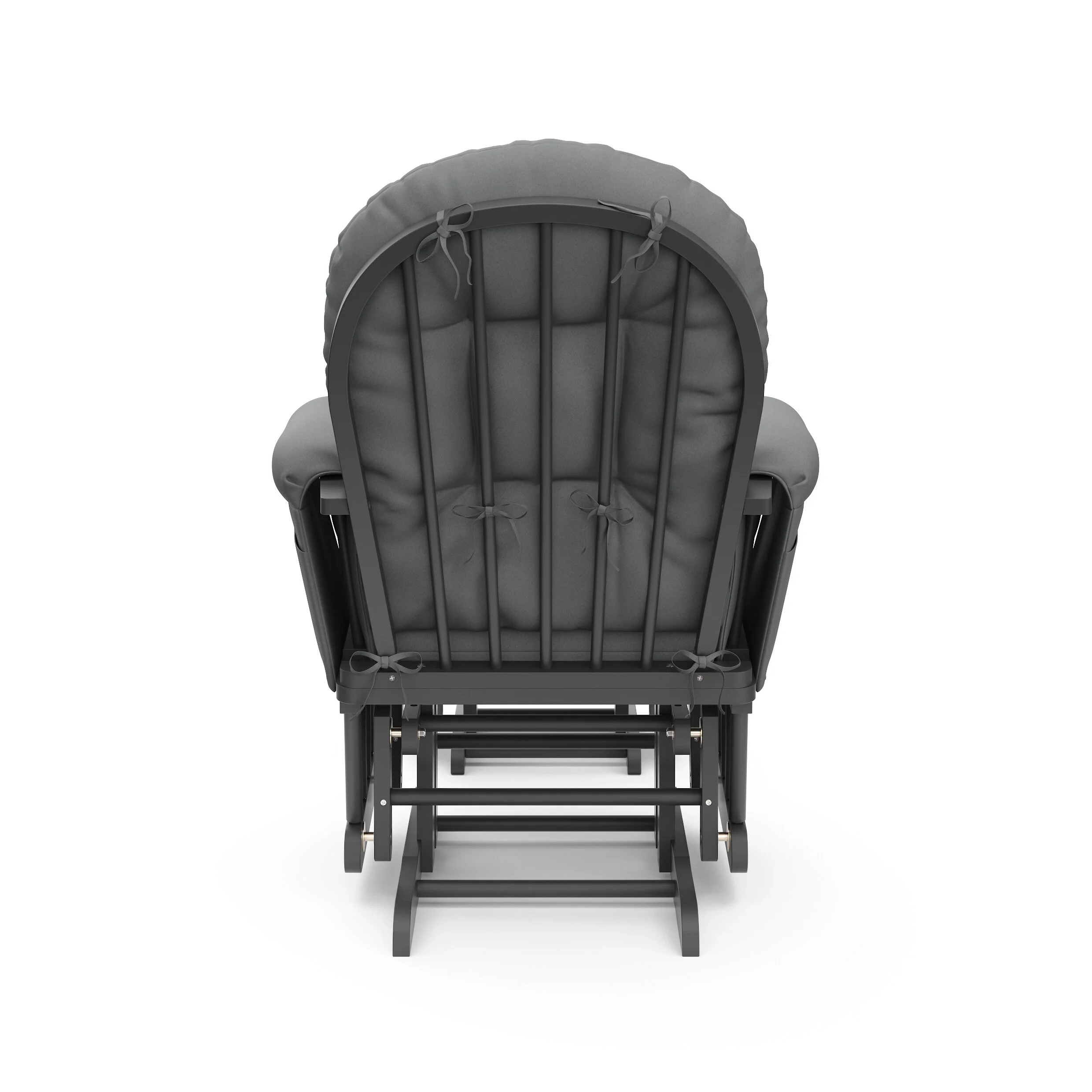 Storkcraft Hoop Glider and Ottoman Gray Cushion — Storkcraft