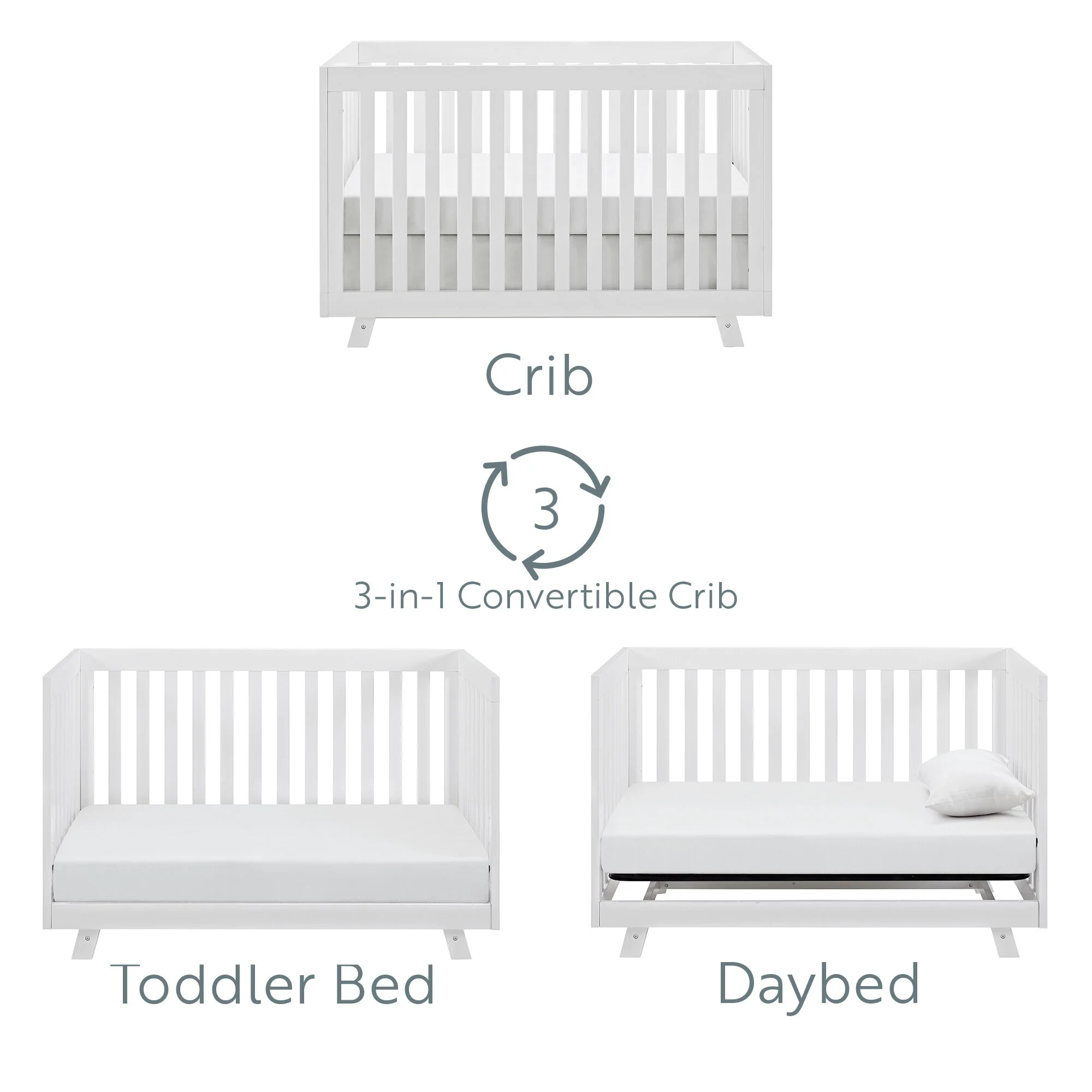 three in one crib
