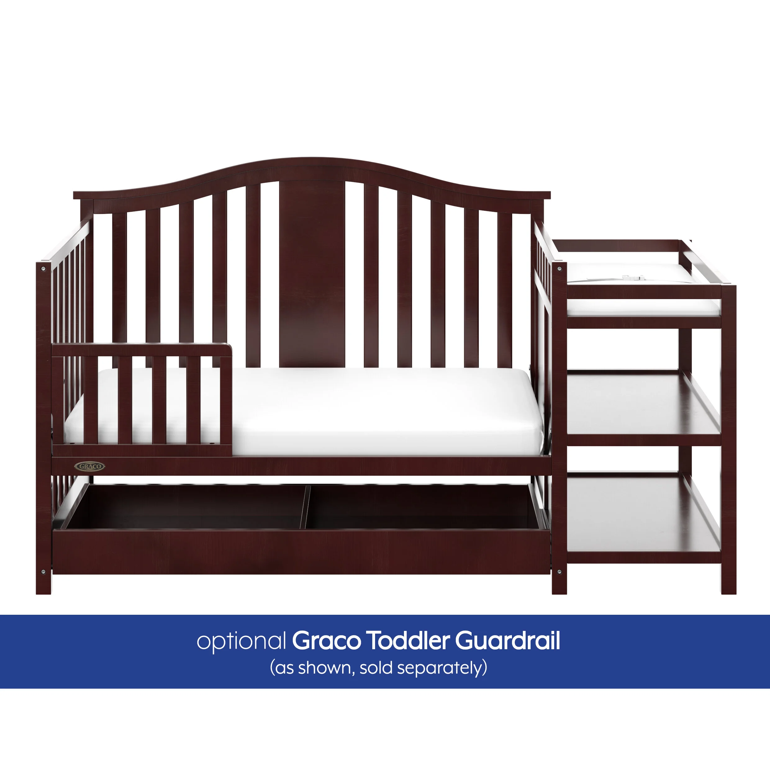 Graco Solano 4in1 Convertible Crib and Changer with Drawer — Storkcraft