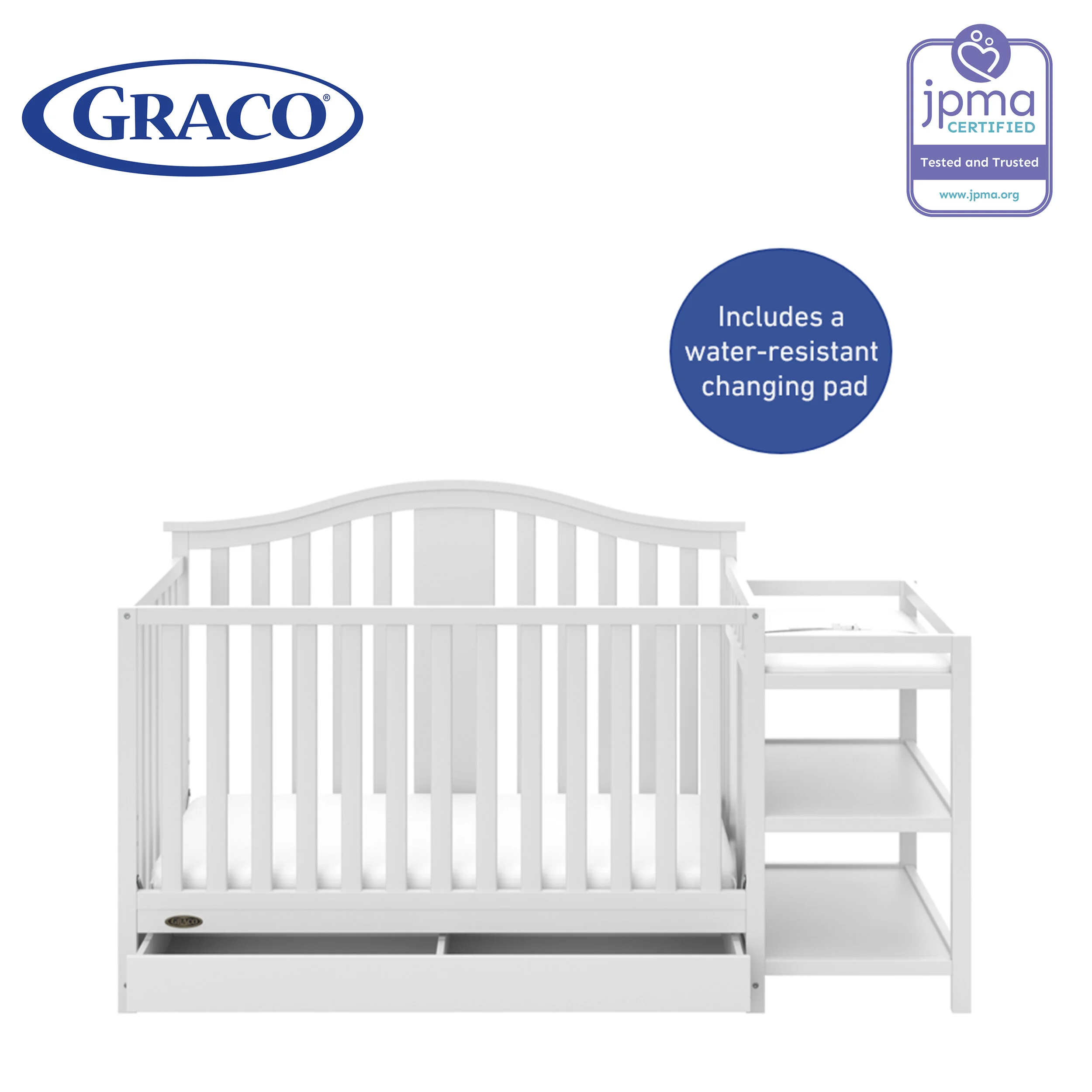 graco solano changing table
