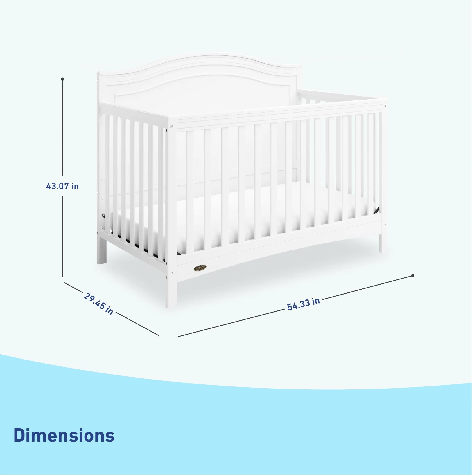 Graco Paris 4in1 Convertible Crib — Storkcraft