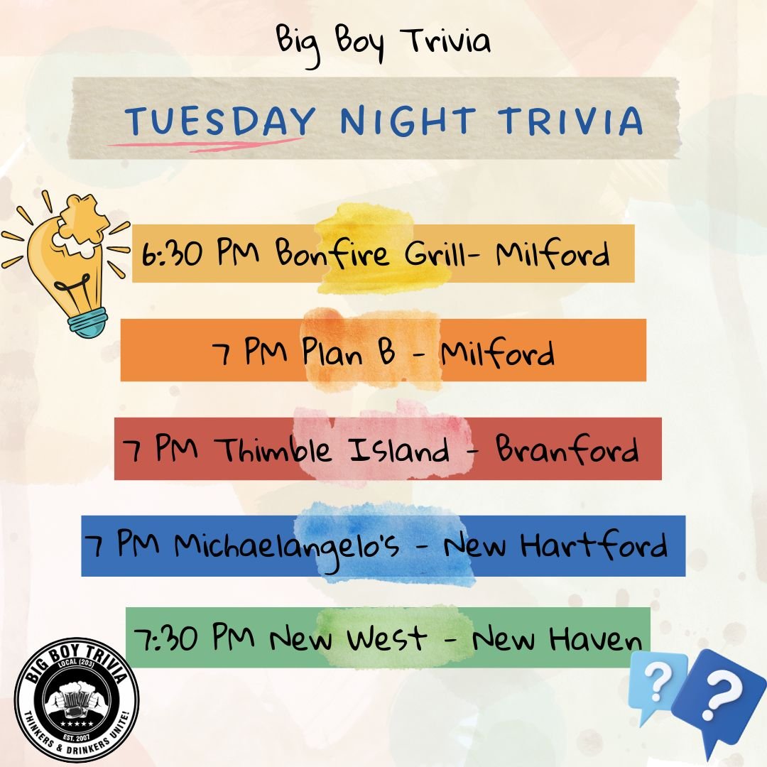 Tuesday Night Trivia