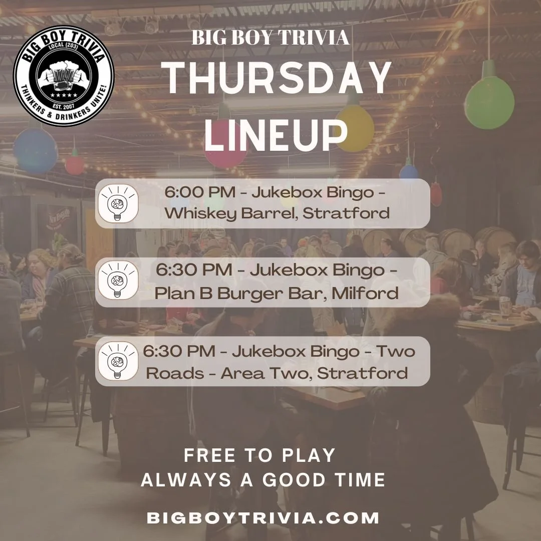 Thursday Lineup 