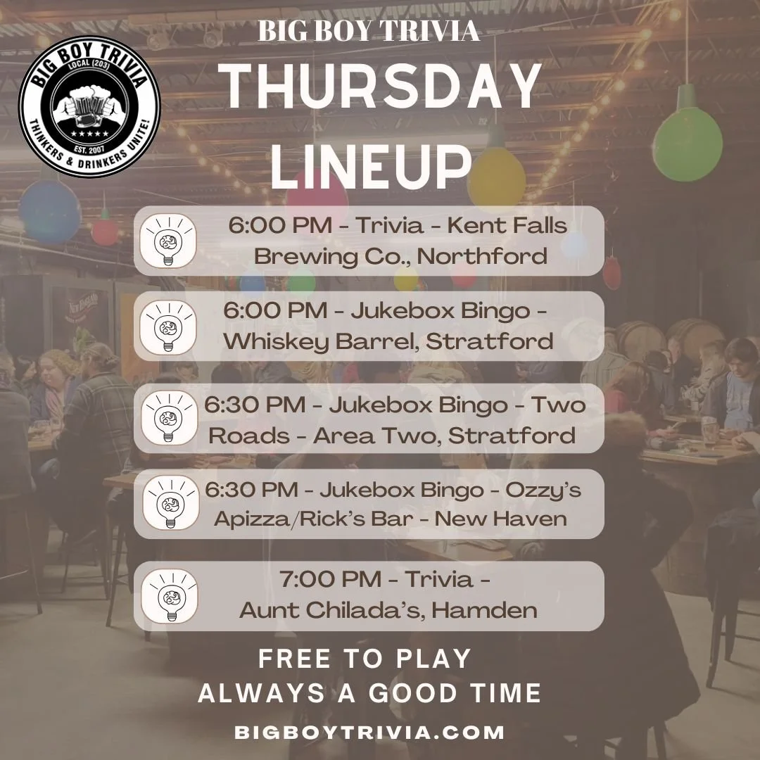 Thursday Night Lineup