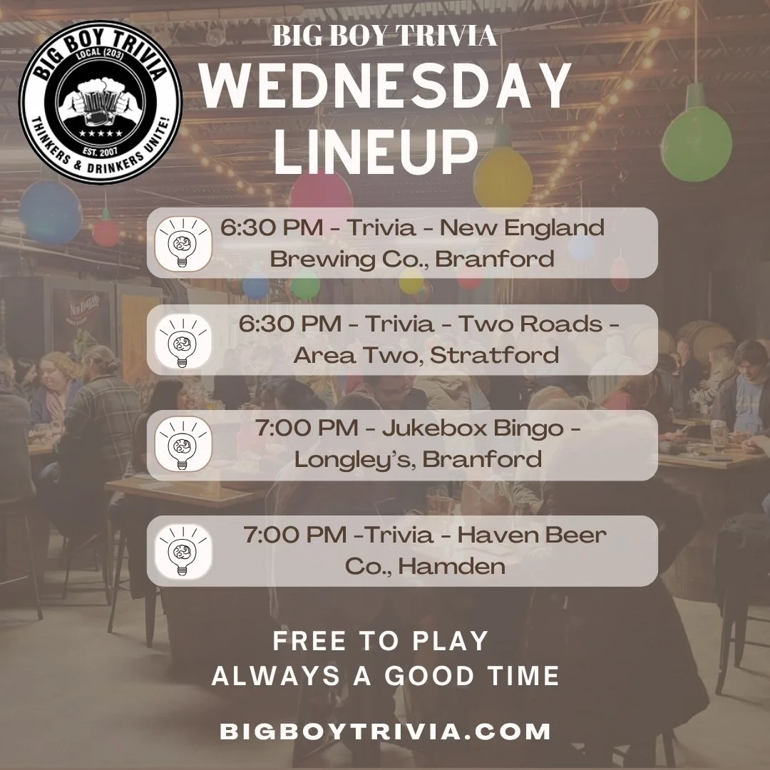 Wednesday Lineup 
