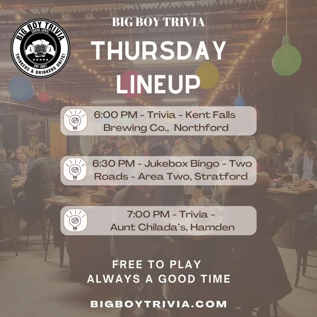 Thursday Night Lineup