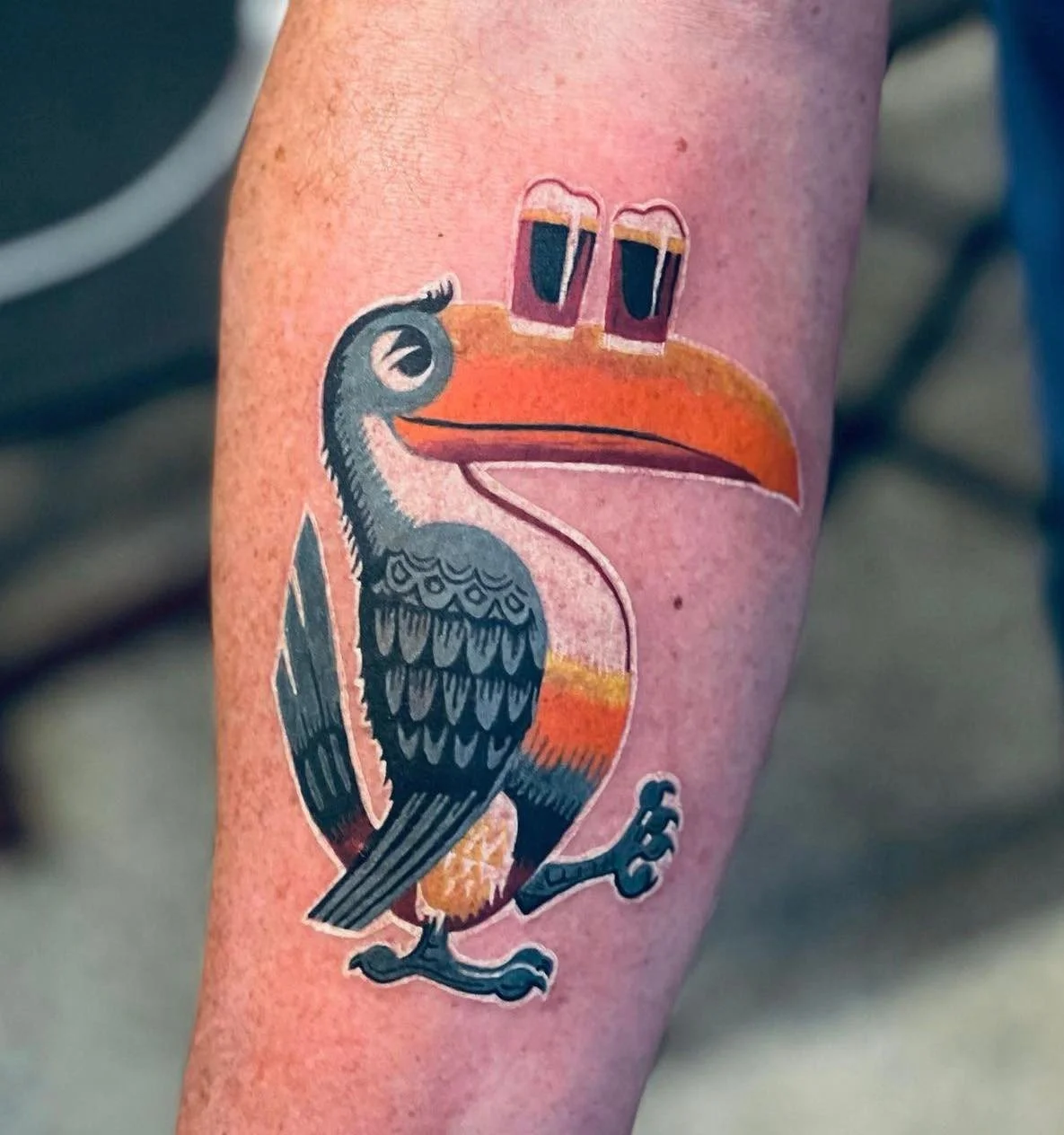 Guinness Toucan Tattoo
