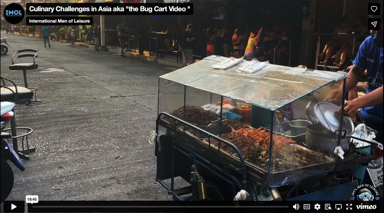 Culinary Challenges in Asia aka "the Bug Cart Video "