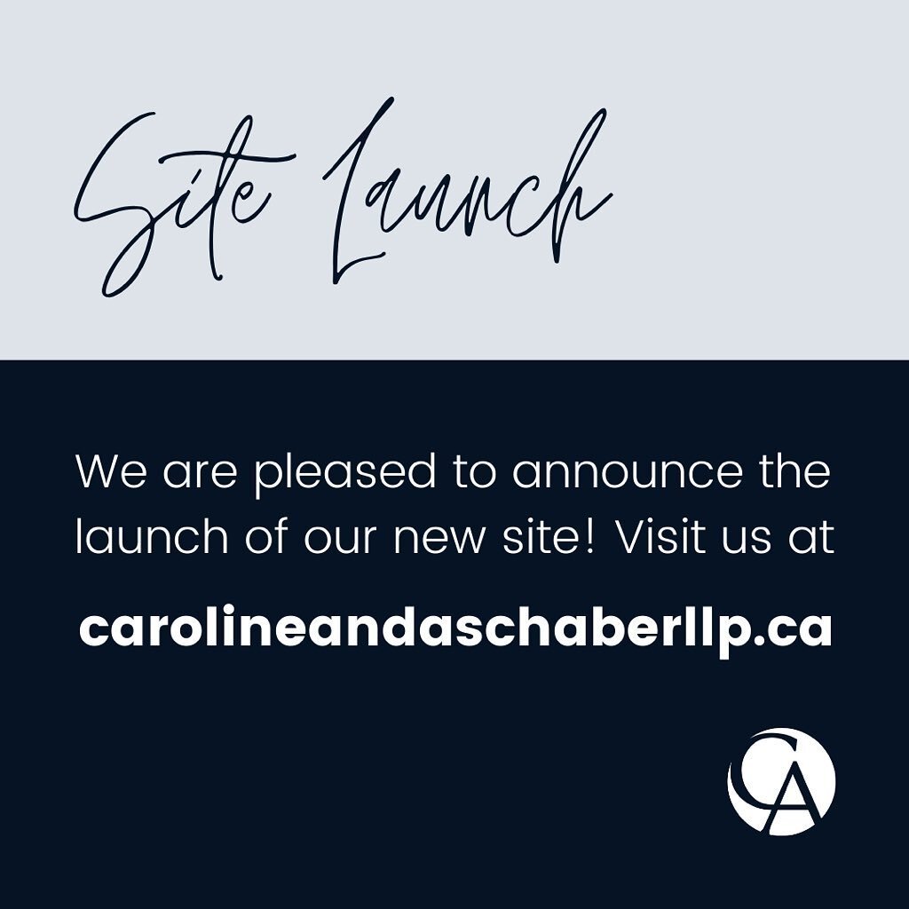 Visit us at our new site carolineandaschaberllp.ca, link in our bio #carolineandaschaberllp #accounting #taxes #taxpreparation #📃 #🗃