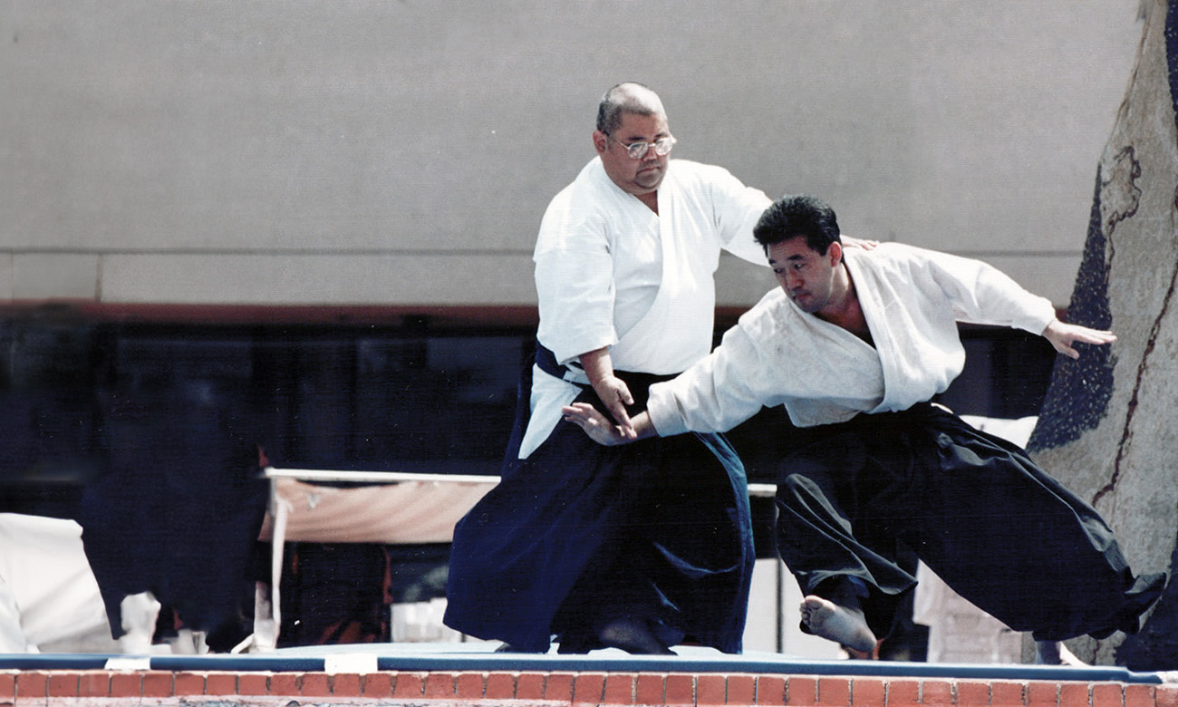 Furuya Sensei throwing Ken Watanabe with iriminage