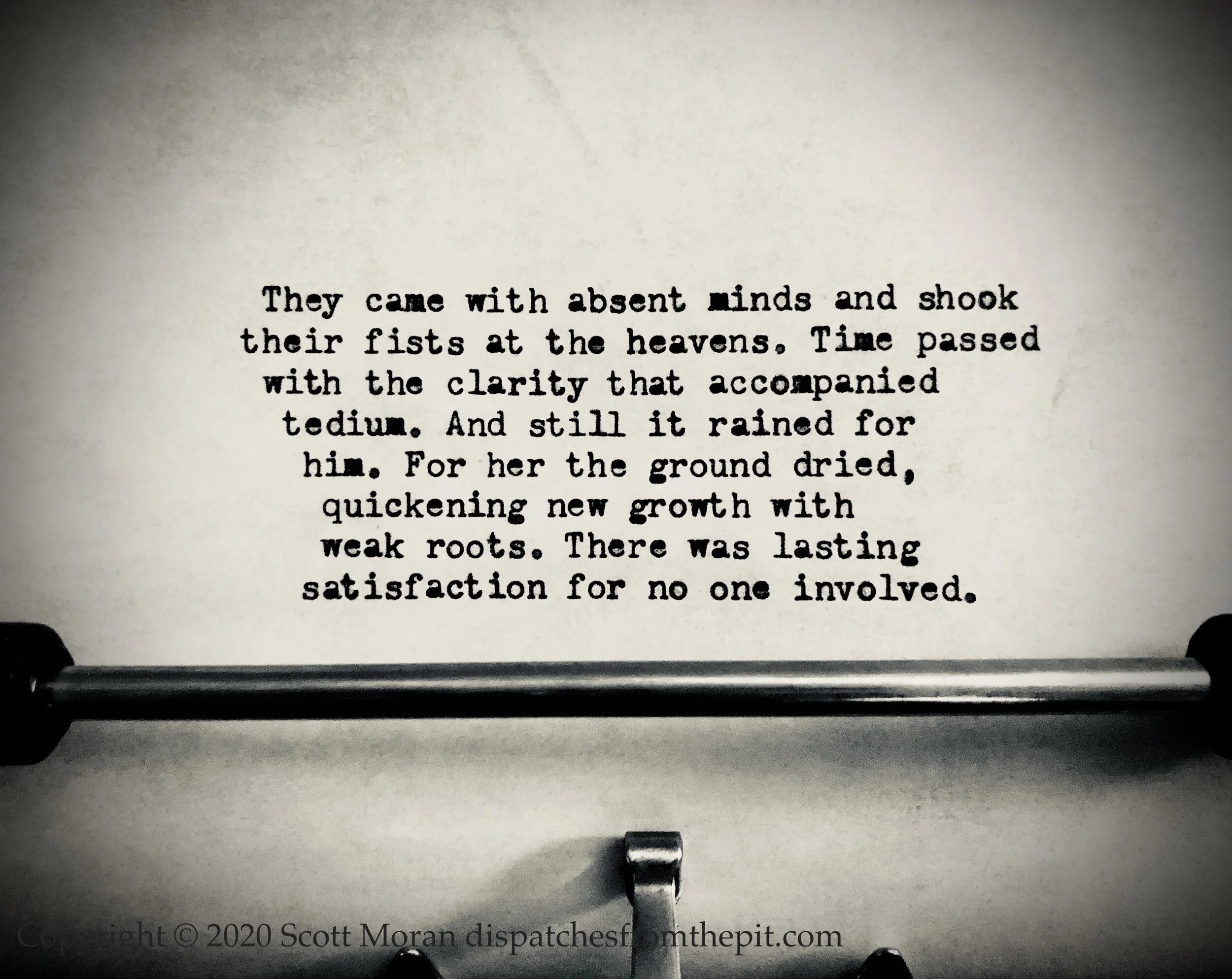 Flash Fiction Photography - Dispatches from the Pit - Scott Moran