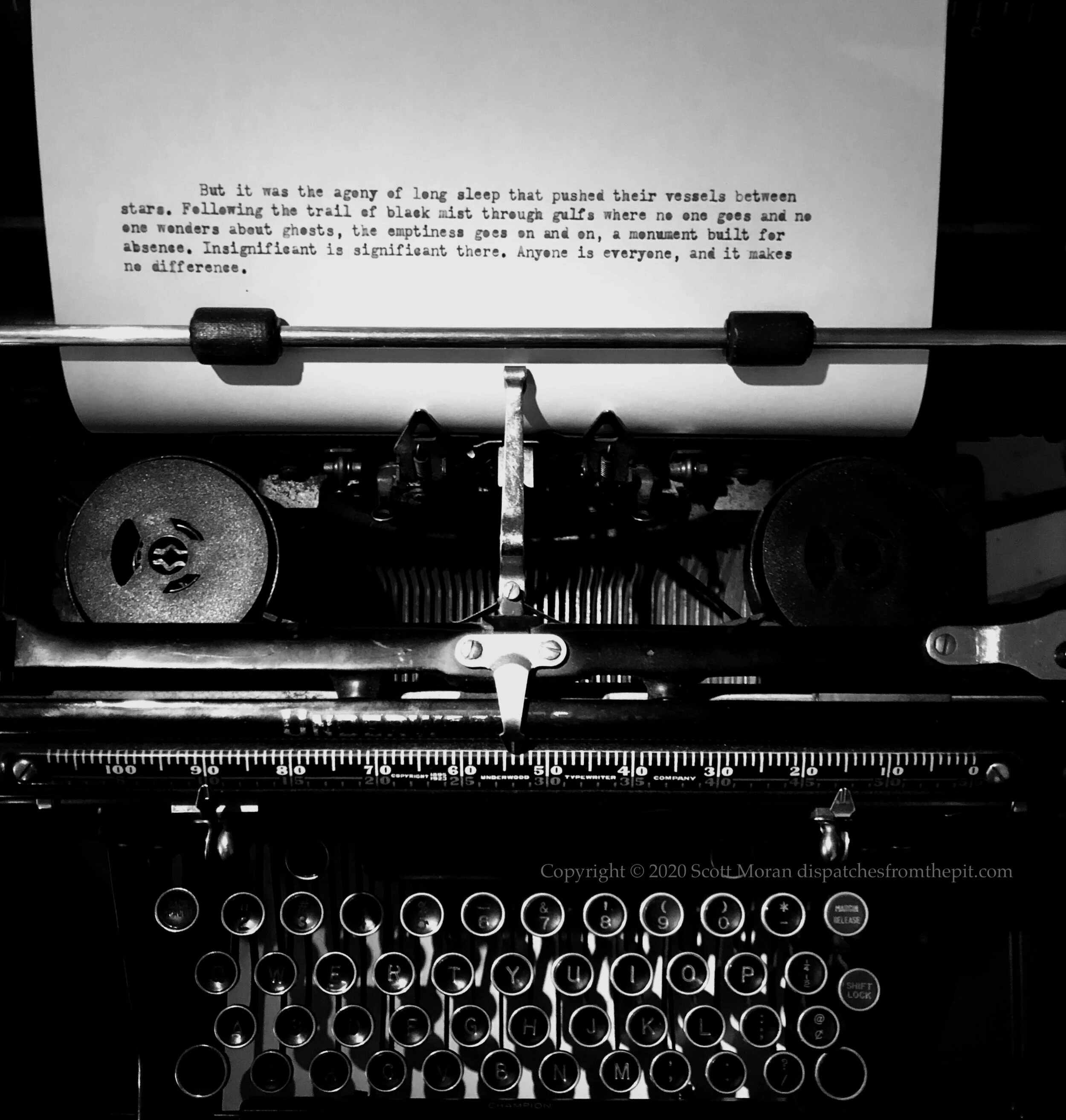 Flash Fiction Photography - Dispatches from the Pit - Scott Moran