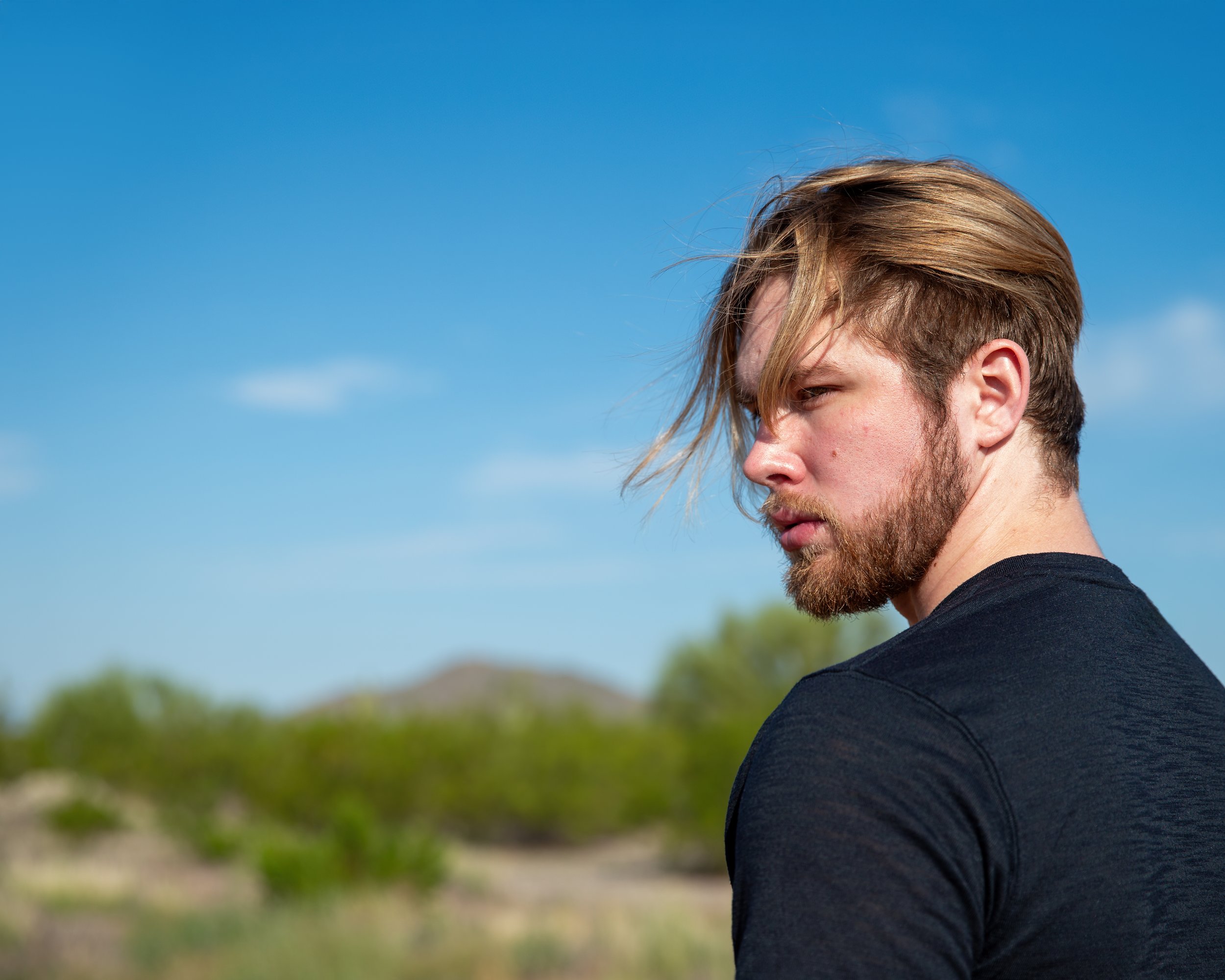 High boy school senior photo shoot on location in Pryor mountains