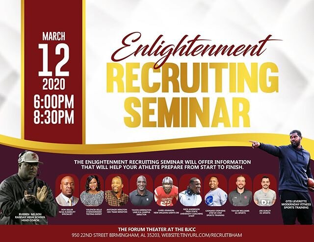 Have you signed up yet? 
Tinyurl.com/recruitbham