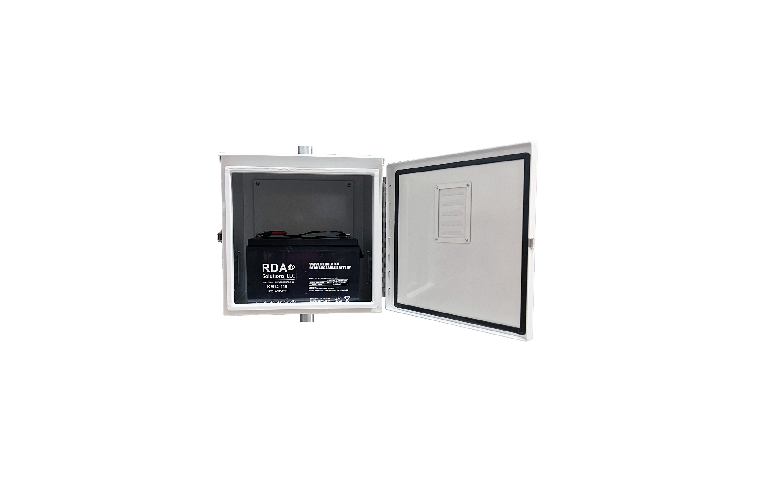 RDA Solutions Powdercoated Aluminum Double Battery Enclosure — RDA