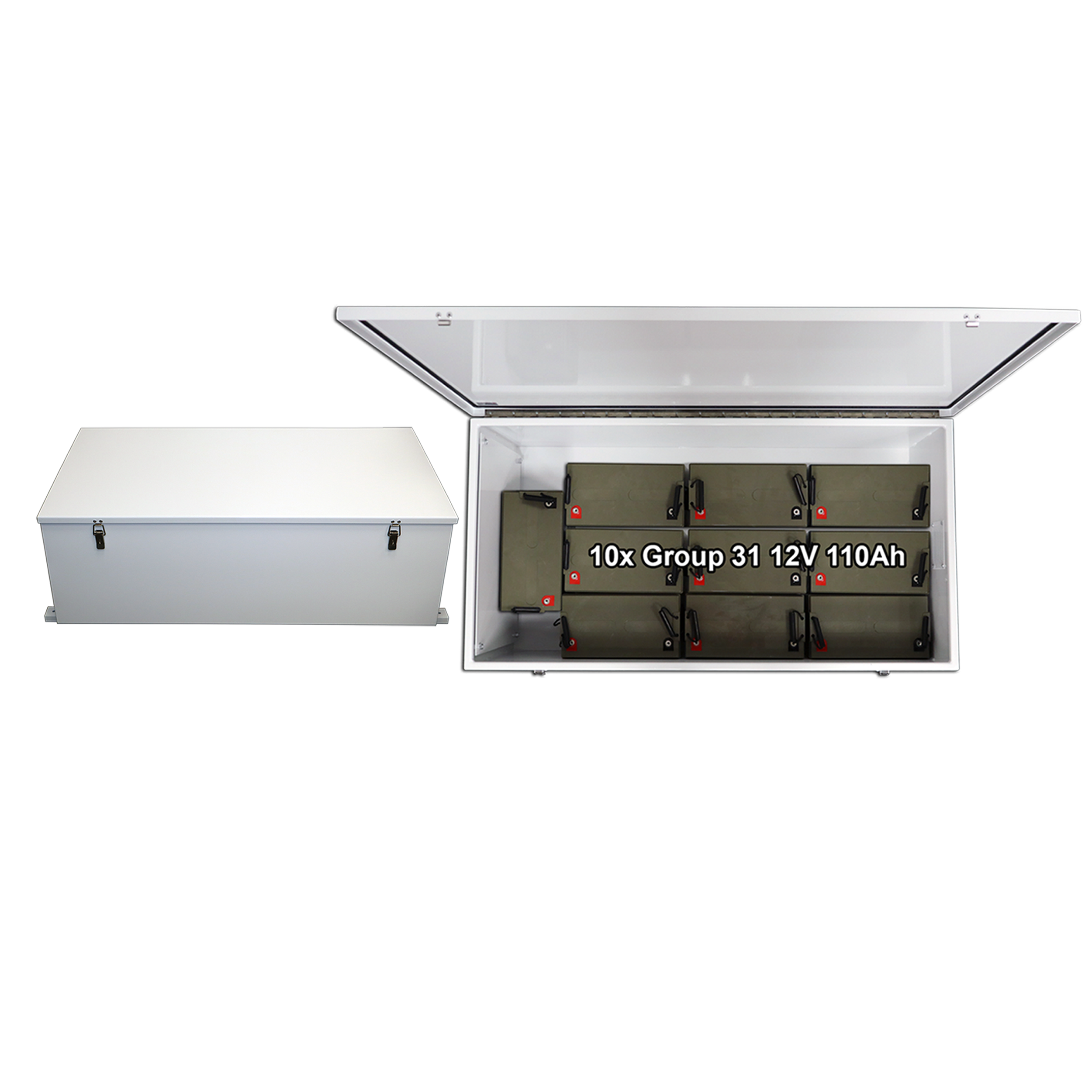 31110 | RDA 10-Battery Chest Style Enclosure