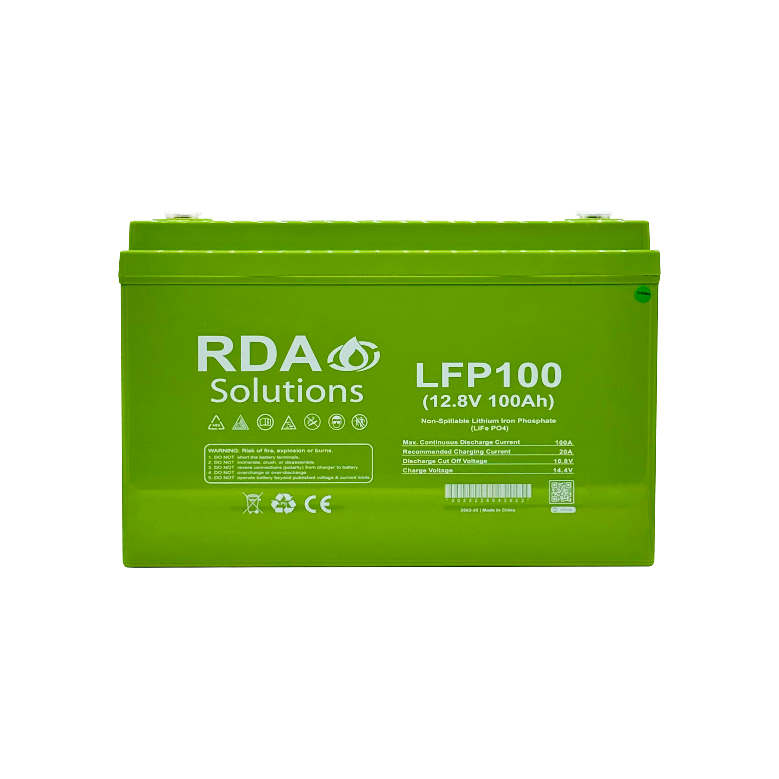 MPN: LFP100 - 100Ah 12V Lithium Battery (Internal Terminal)